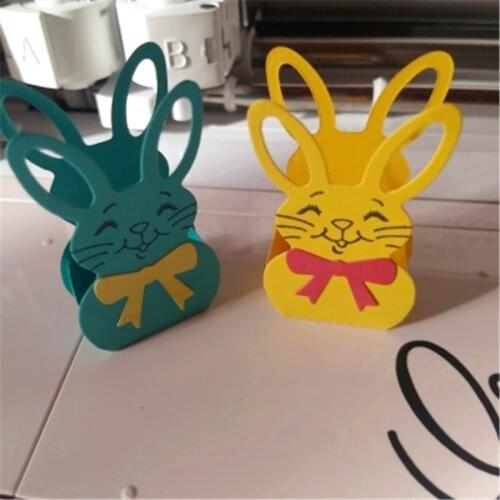 3D Rabbit Frame gate box Metal Cutting Dies Stencils For DIY Scrapbooking Decorative Embossing Handcraft Die Cutting Template