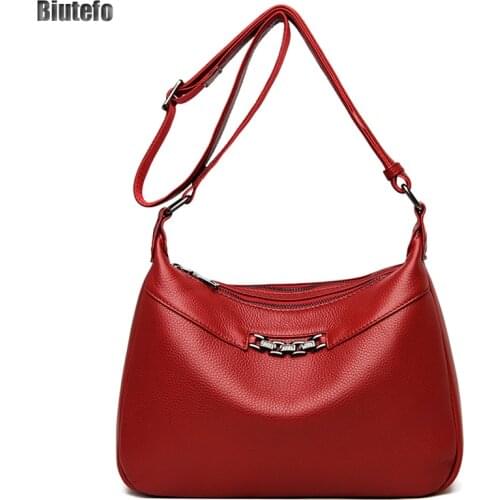 Fashion Crossbody Bag Woman Genuine Leather Shoulder Simple Package Soft Bolsos Bandolera Mujer Desigual Sac A Main Luxe Diamond