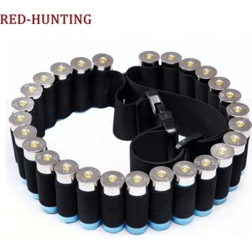 New Belt 26 50 Rounds Shell Holder Airsoft Hunting Accessory Tactical 12 Gauge Ammo Holder Military Shotgun Cartridge Belt