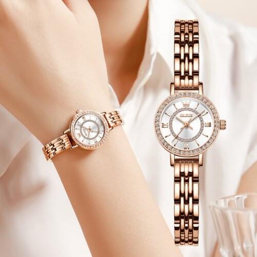 OLEVS Women's Watches With Rhinestones