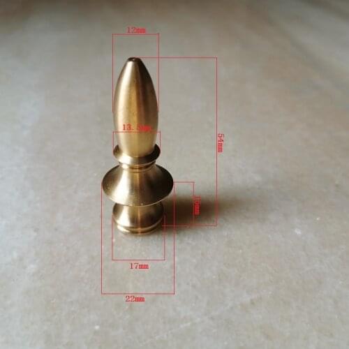 M10 female bullet head hanging board bullet-shaped brass nut decorative copper nut furniture hardware accessories