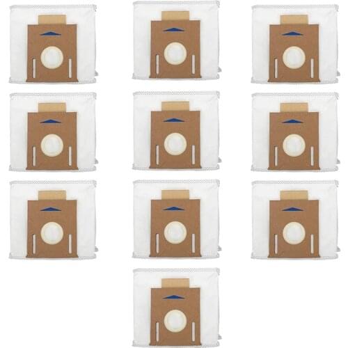 10 Pack Vacuum Dust Bags For Ecovacs DEEBOT OZMO T8 AIVI T8 Max T8 Series T9 Series N8 Pro Plus N8 Pro Robot Vacuum Part