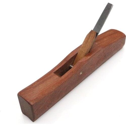 Rosewood Convex Planer 10MM Handheld Wood Card Planing Tool With Blade Cylindrical Plane DIY Woodworking Tools