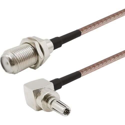 ALLiSHOP 0-6Ghz Extension crc9 connector to F female socket jack adapter RG316 cable for 3G Huawei AP E156/E159/E1612/E160