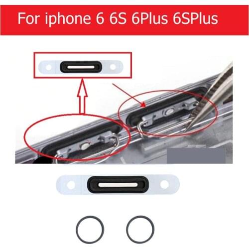 Waterpoof Ring Rubber On Voulume Side Button For iphone 6 6s Plus Volume Control Side Key Of Waterproof Ring Seal Repair Parts