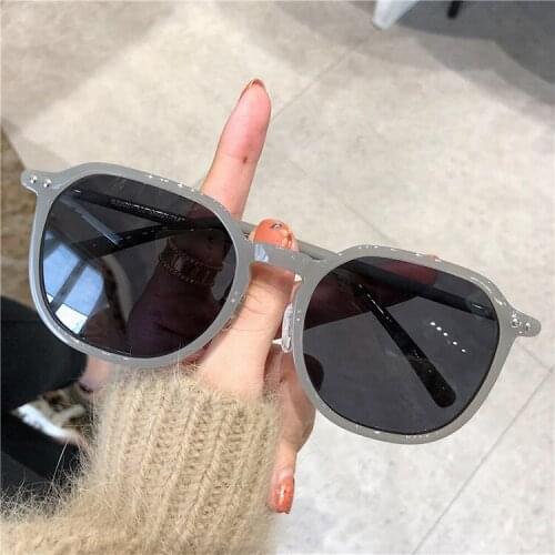 Womens Fashion Korean Style Sunglasses Big Frame UV Sunglasses Casual Sunglasses