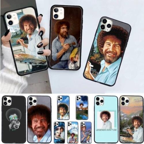 Bob Ross No Mistakes Phone Case for iPhone 11 12 mini pro XS MAX 8 7 6 6S Plus X 5S SE 2020 XR shell