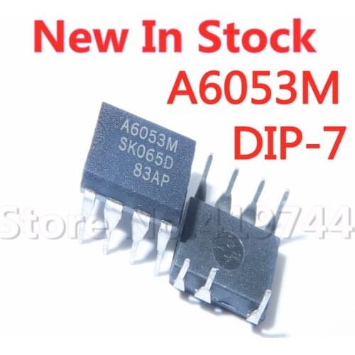 5PCS/LOT STR-A6053M A6053M A6053 DIP-7 power management chip In Stock New Original