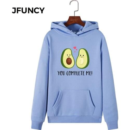 JFUNCY 2020 New Print Women Hoodie Long Sleeve Autumn Pullover Female Hooded Sweatshirt Woman Casual Hoodies Sportwear