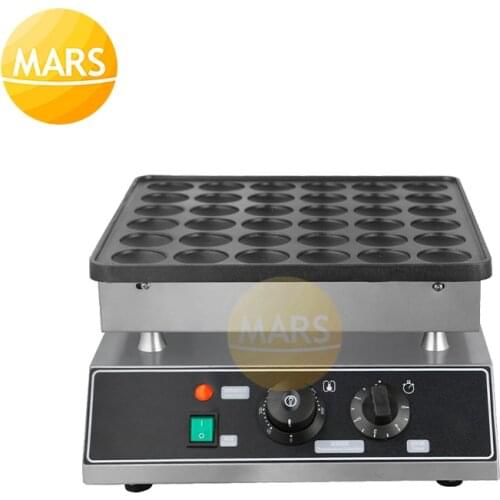 Commercial Non-stick 36 Holes Poffertjes Grill Mini Dutch Pancake Machine Electric Waffle Iron Maker Baking Pan Cake Equipment