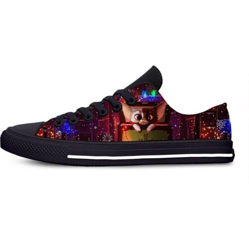 Gremlins Cartoon Movie Cute Funny Fashion Vogue Casual Cloth Shoes Low Top Lightweight Breathable 3D Printed Men women Sneakers