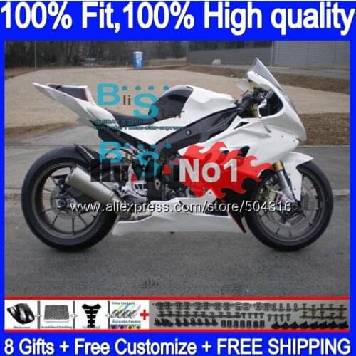Injection Mold For BMW S 1000 RR S 1000RR 33MC.131 S1000 RR 2015 2016 2017 2018 white gloss S1000RR 15 16 17 18 OEM Fairings Kit