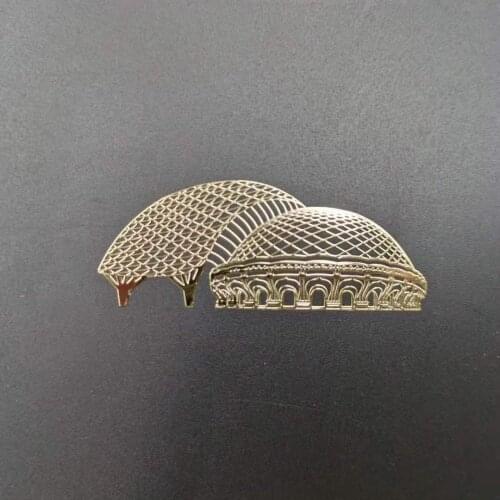 2Pcs Metal Creative House Shape Sticker Cellphone Decal Stickers for Laptop Iphone Car IPAD or Helmet Home Decorative Stickers