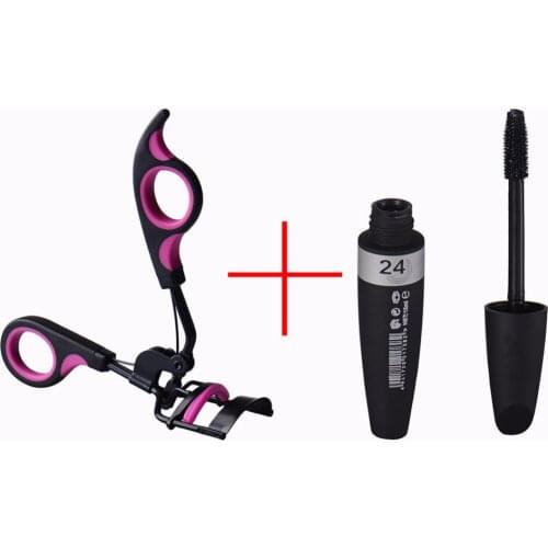 Eye Mascaras Makeup Kit Lengthening Waterproof Black Silk Grafting 3D Mascara with Eyelash Curler Women Eyelash Extension Kit 40