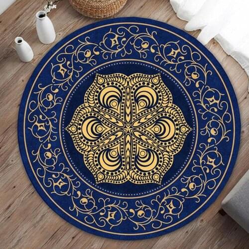 New home decoration circular carpet fashion area carpet bedroom non slip carpet
