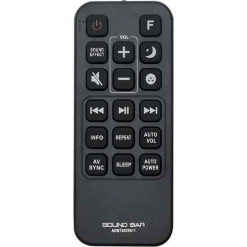 New AKB74935611 Replaced Remote Control fit for LG SOUND BAR SJ6 SJ8 SJ9