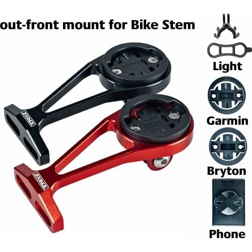 Bicycle Computer Out front Mount Holder for Bike Stem compatible iGPSPORT Garmin Bryton GoPro Mobile phone Spotlight