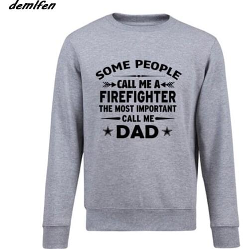 Spring autumn Funny Cheap Hoodie Firefight Hoodie Gift Father Dad Daddy Sweatshirt Fathers Day Gift Coat Harajuku Streetwear