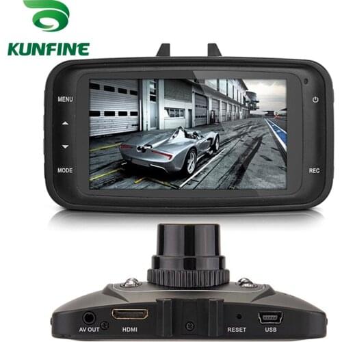 KUNFINE 2.7"FULL HD 1080P Recording Dash Cam Car DVR G-sensor Night Vision Video Recorder Wide Angle 140