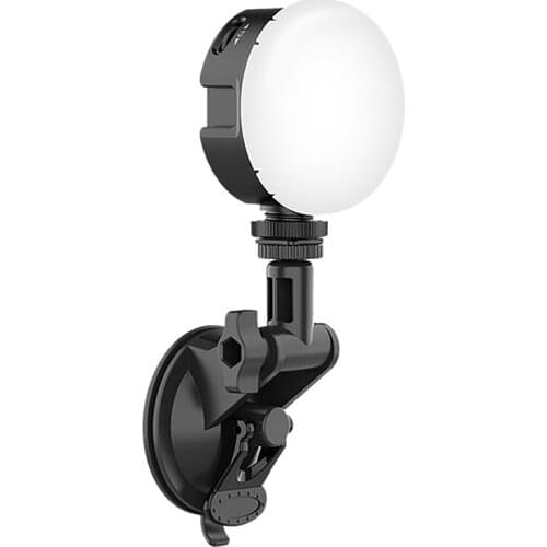 VIJIM Fill Light Kit 2500K-6500K Dual Color Temperature 800 Lux/0.5M 2000MAh Battery TPU Suction Cup Laptop Video LED Fill Light