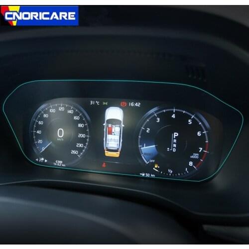 Car Dashboard Protective Film Decoration For Volvo XC60 2018-19 PVC Prevent Scratches Automobiles Screen Protector Stickers