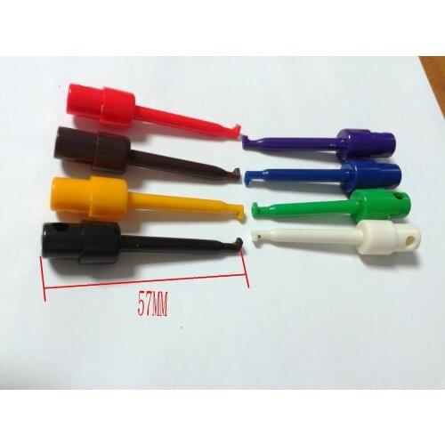 160 pcs Small Plastic Test Hook Clip SMD PCB IC Test Probe New