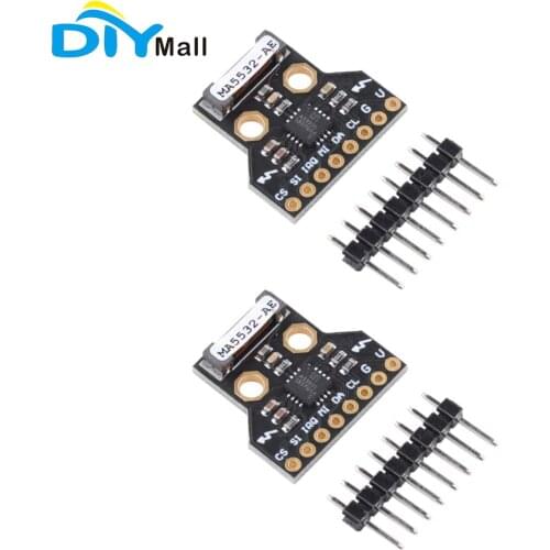 2pcs DIYmall GY-AS3935 AS3935 Light-ning Detector Digital Sensor SPI I2C Interface Distance Detection