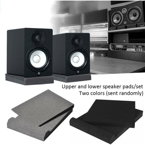 30x17x4cm 2pcs 5-inch Studio Monitor Isolation Pad Shock-proof High Intensity Sponage Pad For Most Speakers Home KTV Using