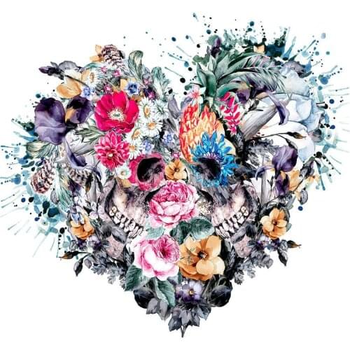 5D Diamond Painting Full Drill DIY Cross Stitch Pattern Crystal Rhinestone Embroidery Kits Flower Skull Picture Arts Home Decor