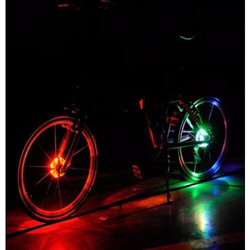 Weimostar Waterproof Bicycle Front Light Bike Lamp Night Safety LED Wheel spokes Cycling Bike Tail Light Bicycle Accessories