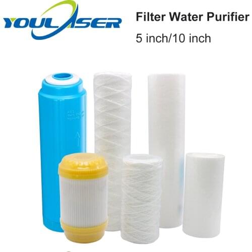 Filter Water Purifier 5 inch/10 inch Laser Deionized Resin Filter for Fiber Laser Chiller