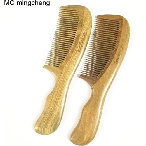 MC Brand 20cm Hair Comb Curler Hairclipper Maquiagem Hair Brush Massage Comb Wooden Sandalwood Fine Tooth Comb Hair Care Beauty