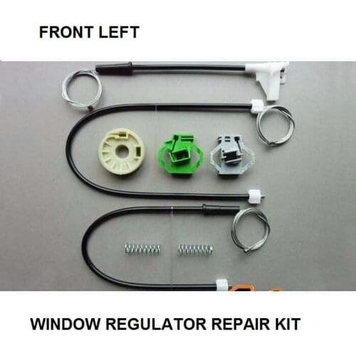 FOR SEAT INCA 6K9 1995-2003 BOX WINDOW REGULATOR REPAIR KIT FRONT-LEFT SIDE NEW SET