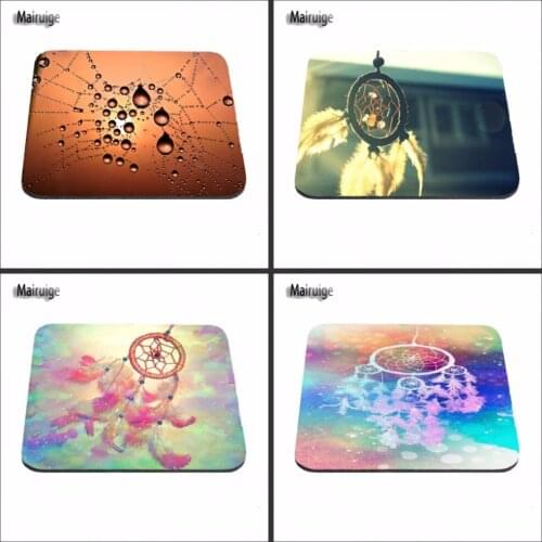 New Arrival Dream Feather Anti-Slip Rectangle Gaming Mouse Pad Customized Supported Decorate You Desk 18*22/25*20/29*25*2cm