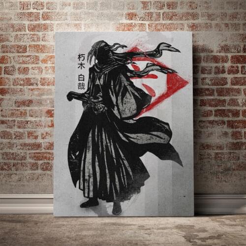 Kuchiki Byakuya Bleach Poster Canvas Wall Art Decoration prints for living Kid Children room Home bedroom decor painting