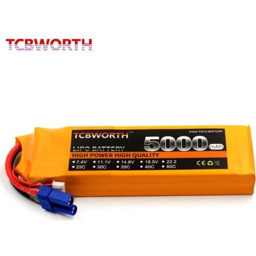 3S RC LiPo Battery 3S 11.1V 5000mAh 25C 35C 60C For RC Airplane Helicopter Quadrotor Car Boat Aircraft Lithium Batteries 3S