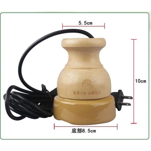 Massage Electronic Moxibustion Care Therapy Health Tool Scraping Instrument Portable Meridian Physiotherapy Wood Structure