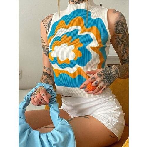 2021 New Women Tank Tops Summer Ladies Halter Sleeveless Drawstring Crop Tops Leopard Vintage Cami Tops Sexy Club Shirts Female