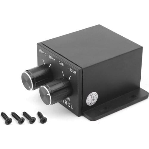 New 1 Pc Small Auto Car Audio Regulator Amplifier Bass Subwoofer Stereo Equalizer Controller 4 RCA Vehicle Car Accessories Hot