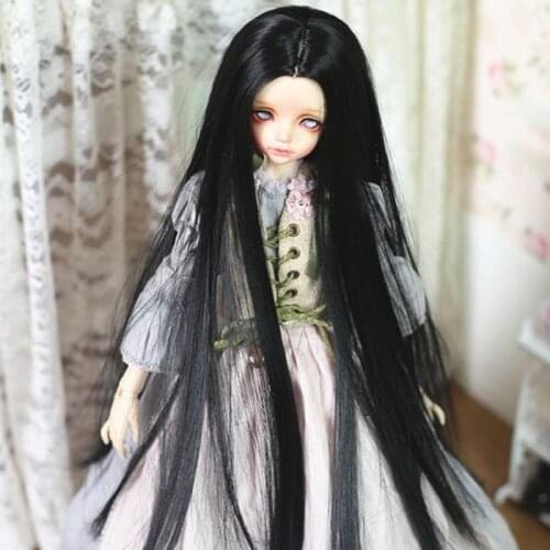 1/3 1/4 1/6 Bjd SD Doll Wig High Temperature Wire Long Straight For BJD Super Hair Wig Doll Accessories
