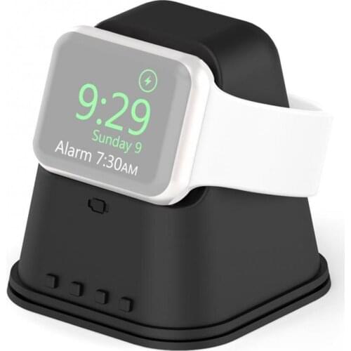 Portable Lightweight Charging Dock Stand Silicone Non-Slip Holder for iWatch Series 1/2/3/4/5 Smart Watches Smart Accessories