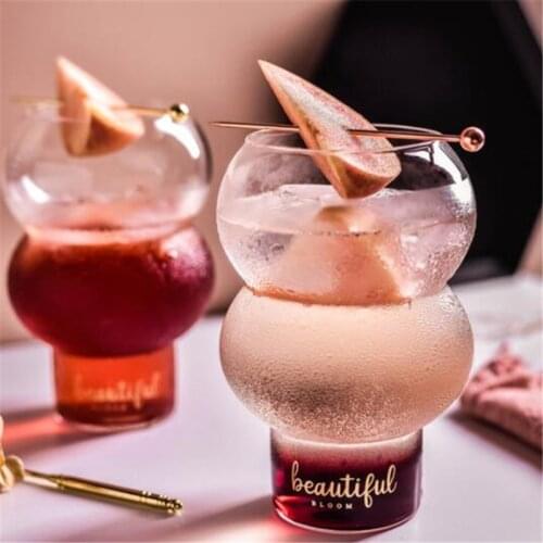 Glass Cup Yogurt Coffee Cocktail Breakfast Cup Nordic Hydroponic Vase