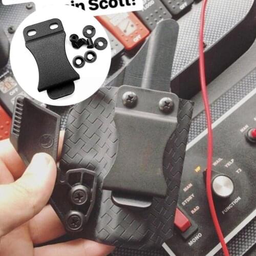 Tactical K Sheath Holster Waist Clip Sheath Belt Clips Accessories Knapsack Screws Outdoor With Fasten Adjustment J3B3