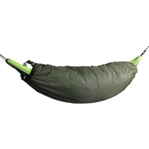 200x75cm 20D Nylon Thick Hammock Cover Windproof Thermal Cover For Single Hammock Winter Use