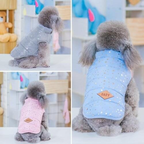 Winter Pet Dog Clothes for Small Dogs Clothing French Bulldog Thick Warm Vest Chihuahua Jacket for Yorkies Outfit Puppy Costume