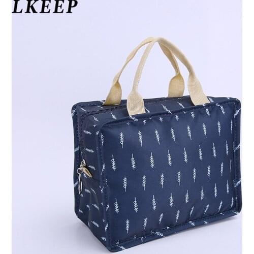 1PC New Fresh Insulation Cold Bales Thermal Oxford Lunch Bag Waterproof Convenient Leisure Bag Cute Cuctas Tote