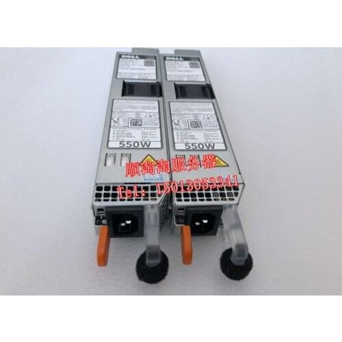 2 pieces For DELL Server Power 550W D550E-S0 DPS-550MB A 0RYMG6 0M95X4 0D33R2