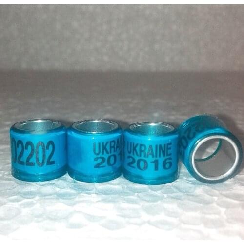 2019 UKRAINE Pigeon Foot Ring With Word Earrings Russia 100pc Quality Durable Bird Ring Pheasant Foot Ring Bird Tools Wholesale