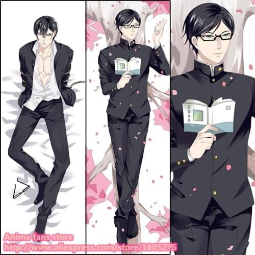 Anime Sakamoto desu ga Japanese Pillowcase Pillow Case Cover decorative Hugging Body Bedding