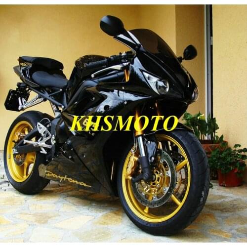 Gloss black Fairing KIT for Triumph Daytona 675 05 06 07 08 DAYTONA 675 2005 2008 Injection mold Fairings set +gifts TD06